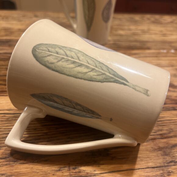 6 PIECE SET Portmeirion Seasons Leaves - 3 Plates 3 Mugs By Susan Williams-Ellis - Picture 10 of 14